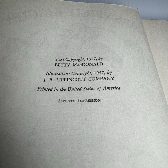 Mrs. Piggle-Wiggle by Betty MacDonald - Lippincott First Edition 1st print 1947 - Picture 5 of 9